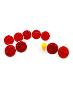 Tampons feuilles et fruits - N/A