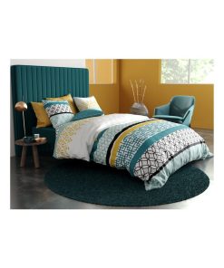 Housse de couette + taie Citedor - Jaune