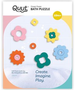 Puzzle de bain fleur Flower Power - Multicolore