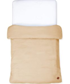 Housse de couette en gaze de coton, Jeanne - Marron noisette