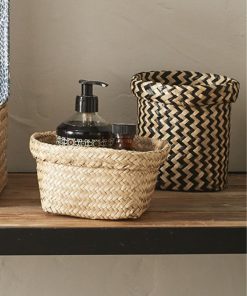 Panier en raphia - Rangement - Beige