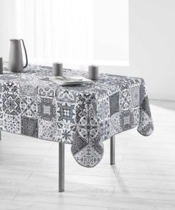 Nappe antitache rectangulaire 150x240 cm Persane gris - Gris