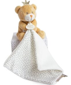 Coffret doudou Ours petit roi Poudre de Perlidoudou (10 cm) - N/A