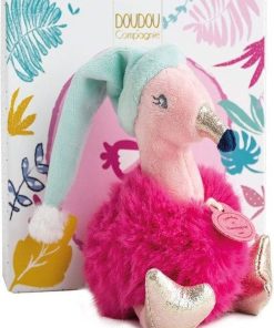 Doudou Doudou et compagnie Flamant Rose Pantin - Les Minizoo - Rose