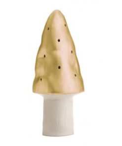 Veilleuse champignon doré (28 cm) - Doré/or