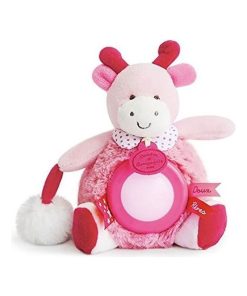 doudou Doudou et compagnie Girafe Rose DC3052 Lovely Veilleuse - Rose