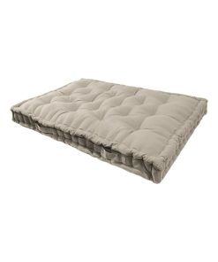 Matelas palette Kala grège coton - Gris