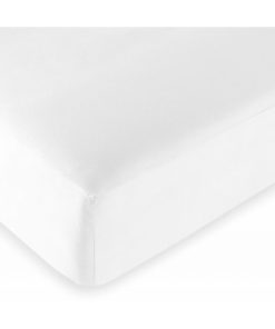 Drap housse 57 fils/cm² toutes dimensions - Blanc