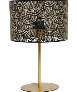 Lampe métal noir doré Corazon D22 - Noir