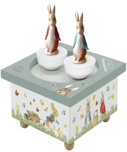 Boîte à musique magnétique Pierre Lapin (11,5 x 8,5 cm) - N/A