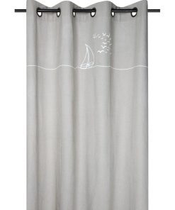 Rideau à œillets 140x260 cm Yacht naturel - Beige