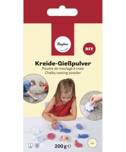 Poudre de moulage pour fabriquer sa craie 200 g - jaune - N/A