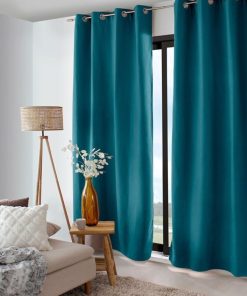 Rideau occultant thermique 140x240 Nordica canard - Bleu