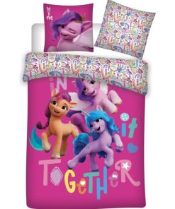 Parure de lit Enfant Poney - Rose