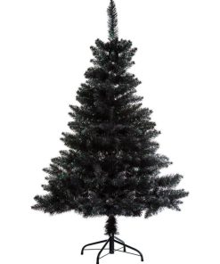 Sapin de Noël Blooming Noir 150 cm - Noir