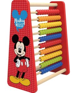 Jouet en bois - Boulier en bois - Mickey - Rouge