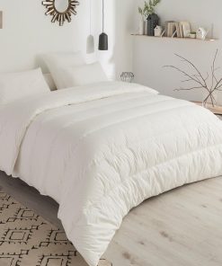 DODO - Couette Enveloppe Coton Bio - Bien-être 4 SAISONS - Blanc