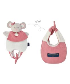 Doudou amusette 3 en 1 Souris Les petits futés - N/A