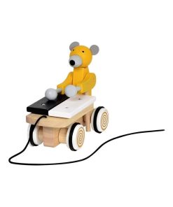 Jouet à tirer Ours avec xylophone - N/A