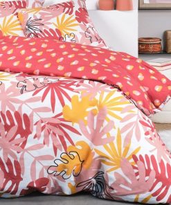 Parure de lit CRAZY AUDE - Rouge