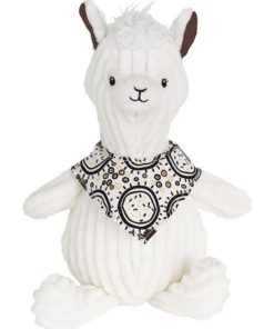 Coffret peluche Muchachos le lama (33 cm) - Blanc