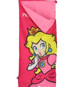 Sac De Couchage Mario Princesse Peach - 100% Polyester - Rose