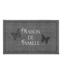 Tapis Multi-usage 50x80cm Maison de Famille - Gris