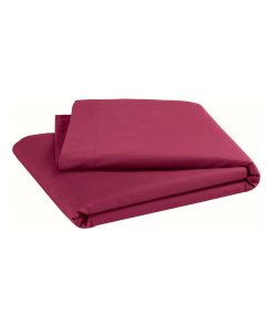 Drap plat pour lit bébé 100% coton Bio - 'P'tit Basile' - Violet prune