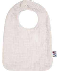Bavoir en gaze de coton, Jeanne - Beige