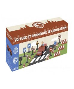 Voiture Et Panneaux De Circulation - N/A