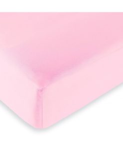 Drap housse 57 fils/cm² toutes dimensions - Rose clair