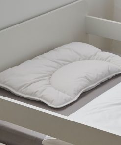 DODO - Oreiller Bébé Enveloppe Coton Bio - Bien-être - Blanc