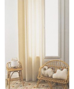 Rideau à œillets 140x260 Arlequin coton - Beige