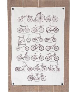 Décoration murale bois Vélo - Blanc