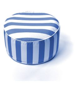 Pouf gonflable SUMMER STRIPES - Bleu
