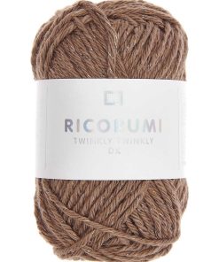 Pelote de coton Ricorumi 25 g - Marron - N/A