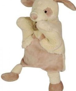 doudou Babynat Chien Marron BN670 Nature Microfibre Marionnette - Marron