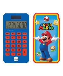 Calculatrice De Poche Avec Couvercle De Protection Mario - N/A
