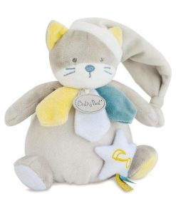 Babynat doudou Les Comètes Ours Gris musical - Gris