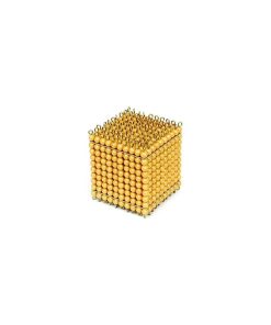 Cube De Mille Perles Dorées - N/A