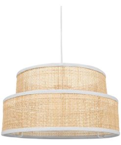 Suspension rotin Yuca beige D35 - Beige