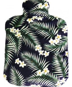 Bouteille Bouillotte micro-ondes Tropical noir - Made in France - Multicolore