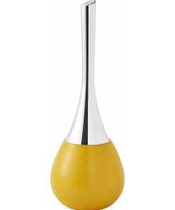 Guy Levasseur - Brosse wc en porcelaine jaune curry - Jaune
