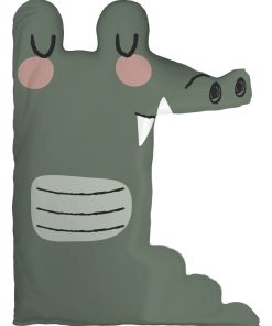 Coussin Ali le crocodile - Vert