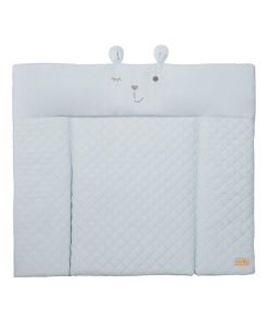 ROBA Matelas À Langer "roba Style" Avec Visage D'ours - 85x75 - Bleu Clair - Bleu clair