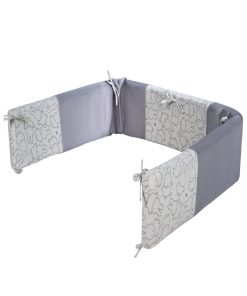 ROBA Tour de Lit Bébé "safe asleep®" - Air Plus "miffy®" - Gris  - Gris