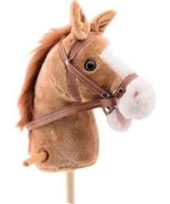Cheval à bâton avec son beige - N/A