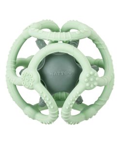 Lot de 2 balles encastrables en silicone vertes - N/A