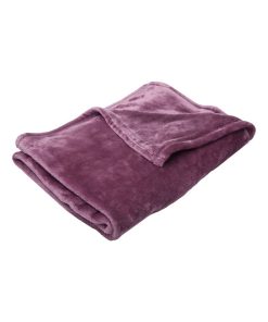 Couverture douce en flanelle 100x150 cm - Violine - Violet