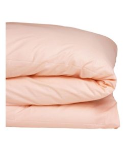 Housse de couette bébé en coton bio Rose nude (100 x 140 cm) - Rose